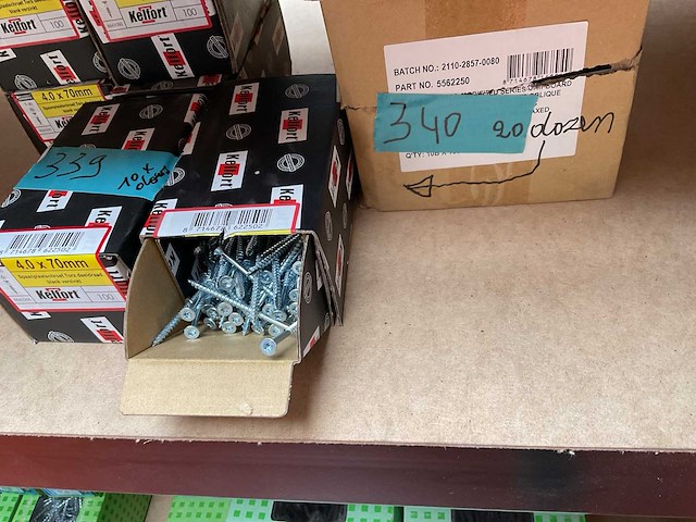 20 dozen houtschroeven - afbeelding 4 van  4