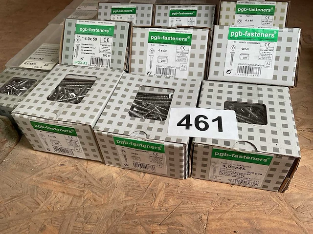 20 dozen inox houtschroeven - afbeelding 2 van  9