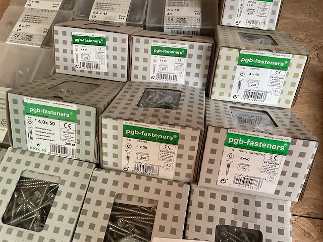 20 dozen inox houtschroeven - afbeelding 4 van  9