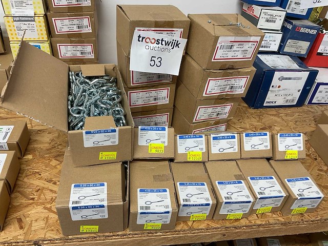 20 dozen oog schroeven en moeren - afbeelding 1 van  8