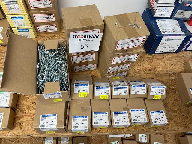 20 dozen oog schroeven en moeren - afbeelding 2 van  8