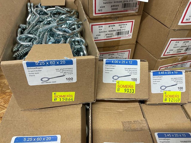 20 dozen oog schroeven en moeren - afbeelding 4 van  8