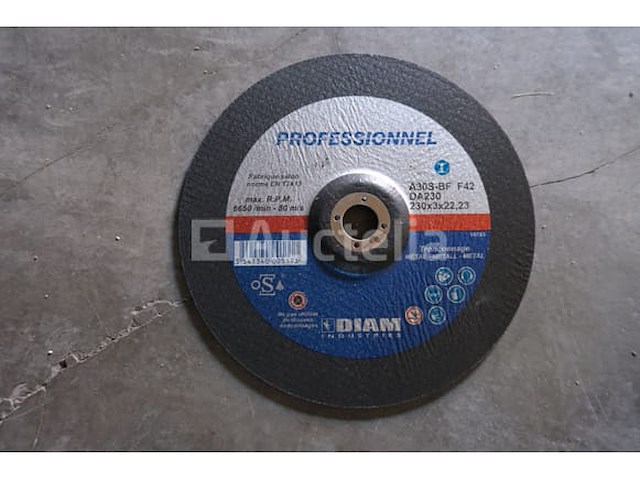 20 dozen van 25 nieuwe diam 230 cut-off schijven - afbeelding 3 van  5