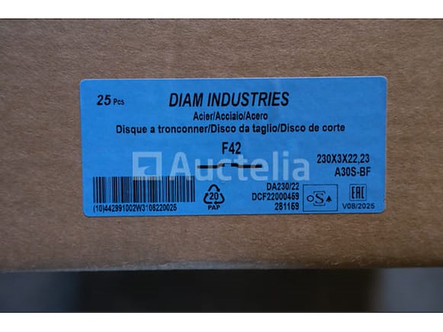20 dozen van 25 nieuwe diam 230 cut-off schijven - afbeelding 5 van  5