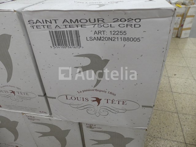 20 dozen van 6 flessen coteaux du lyonnais antique belhum rode wijn - afbeelding 4 van  5