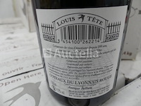 20 dozen van 6 flessen coteaux du lyonnais antique belhum rode wijn - afbeelding 4 van  5