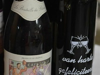 ±20 flessen diverse wijnsoorten - afbeelding 3 van  4