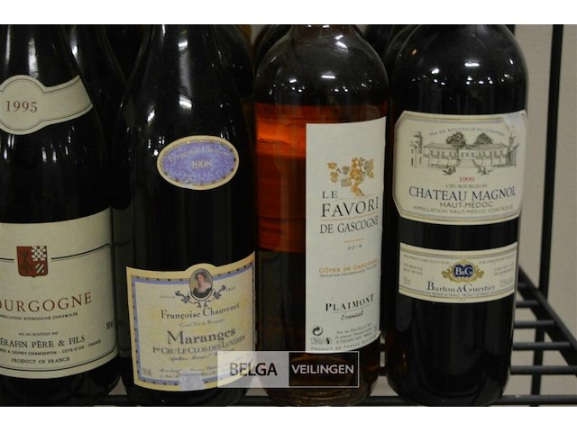 ±20 flessen diverse wijnsoorten - afbeelding 3 van  4