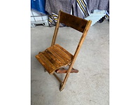 20 houten klapstoelen - afbeelding 4 van  4