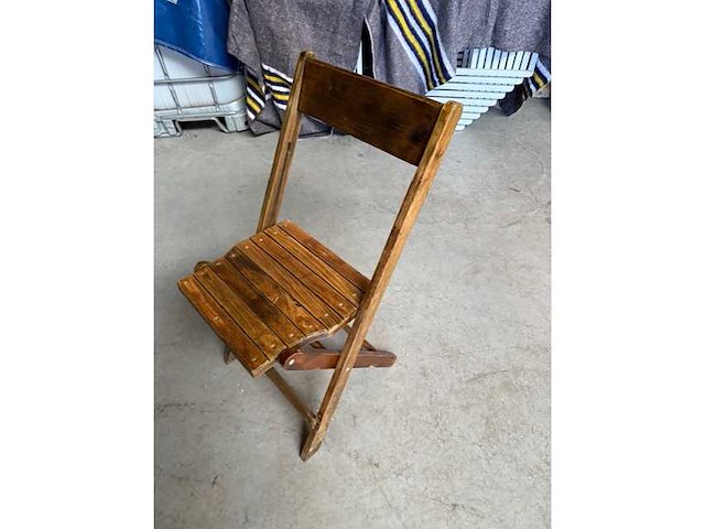 20 houten klapstoelen - afbeelding 4 van  4