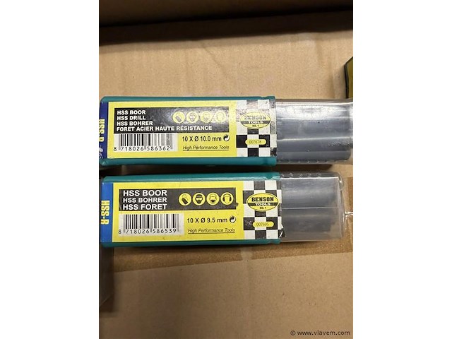 20 hss boren 9,5en 10 mm - afbeelding 1 van  1
