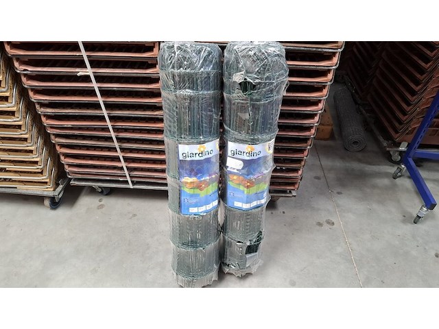 20 meter tuindraad bestaande uit 2 rollen van 90cm hoog x 10m lang - afbeelding 1 van  4