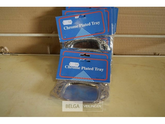 ±20 mini chrome plateau`s - afbeelding 1 van  2
