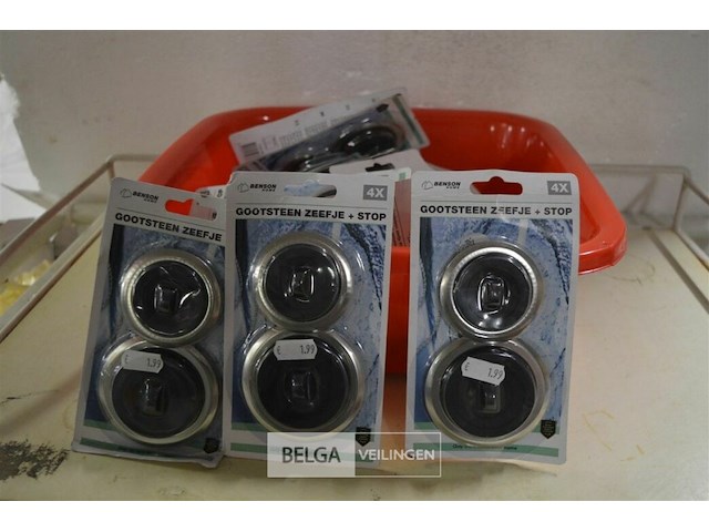 20 pakjes gootsteen zeefjes +stop - afbeelding 1 van  2