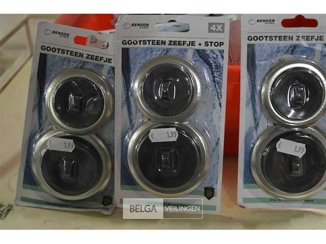 20 pakjes gootsteen zeefjes +stop - afbeelding 2 van  2