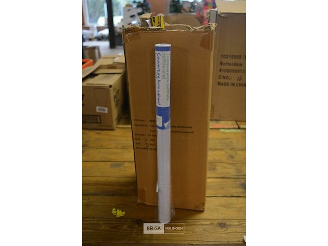 ±20 rollen transparante kaftfolie - afbeelding 1 van  2