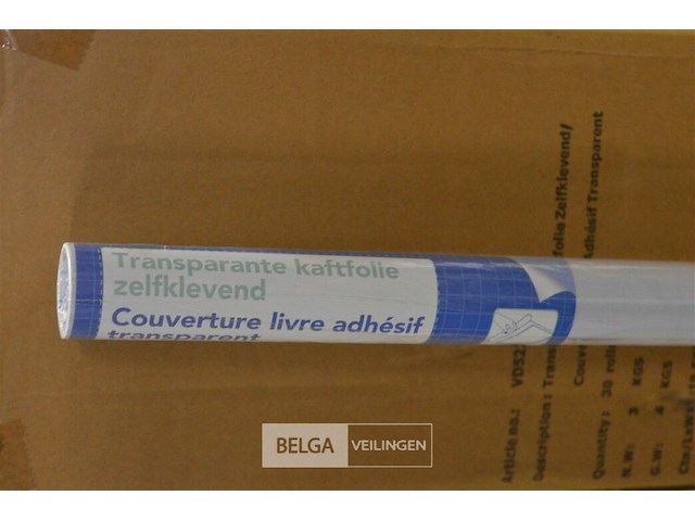 ±20 rollen transparante kaftfolie - afbeelding 2 van  2