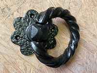 20 rustieke zwarte deurkloppers - afbeelding 4 van  4