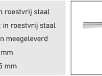 20 sets deurklinken – inox - afbeelding 6 van  6