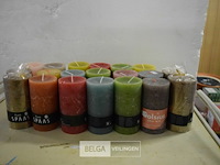 ±20 spaas kaarsen div kleuren - afbeelding 1 van  2