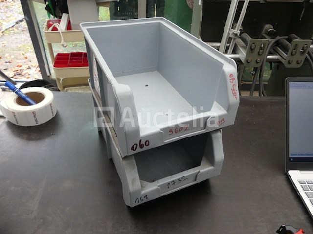 20 stapelbare opbergbakken 32x21x14 l4 nm - afbeelding 5 van  5