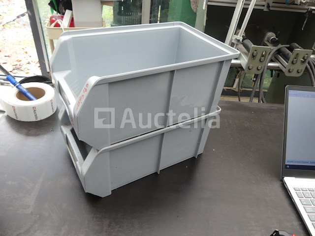 20 stapelbare opbergbakken 32x21x14 l4 nm - afbeelding 4 van  5