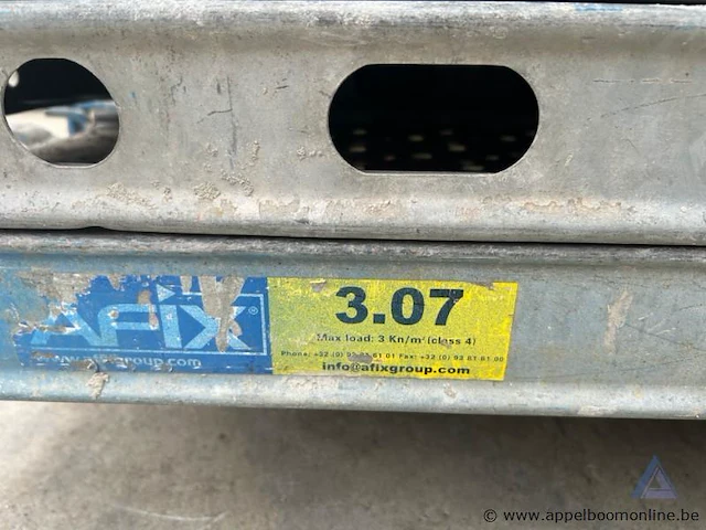 20 steigerplanken afix, maximale belasting 3 kn/m², 3.07m lengte - afbeelding 3 van  3