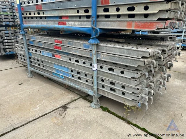 20 steigerplaten, maximale belasting 4,5 kn/m², 2.57m - afbeelding 1 van  3