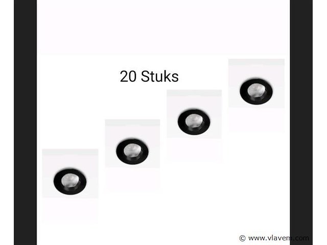 20 stuks, inbouwspots orbit - afbeelding 1 van  2