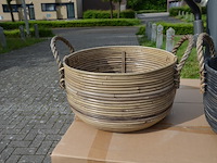 20 stuks rieten manden met handvat - afbeelding 6 van  7