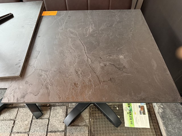 20 terrastafels zwarte kleur - afbeelding 2 van  4