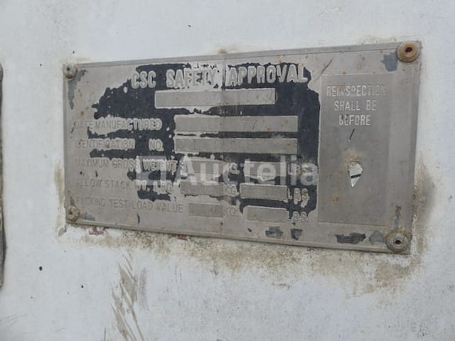 20 voet aluminium zeecontainer - afbeelding 9 van  10