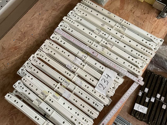 20 witte lade geleiders - afbeelding 3 van  4