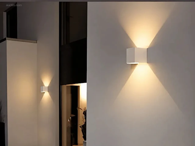 (20 x) 20 x 12w led wit wandlamp kubus duo licht... - afbeelding 5 van  10