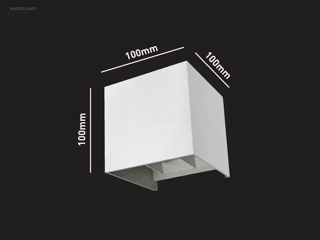 (20 x) 20 x 12w led wit wandlamp kubus duo licht... - afbeelding 9 van  10