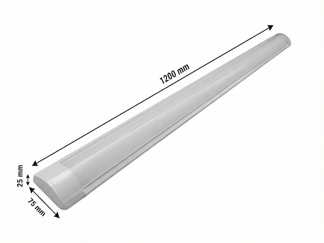 20 x 36w 3000k batten licht smd led slim - afbeelding 7 van  8