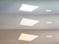 20 x 40w 3 kleur cct 60x60 inbouw backlit led panelen wit - afbeelding 9 van  9