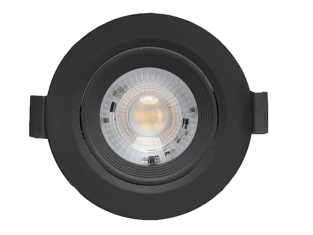 20 x 4.9w smd led inbouwspot 4000k zwart met lens - afbeelding 5 van  7