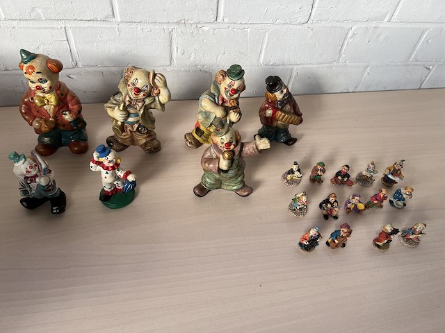 20 x beeldje clown - afbeelding 1 van  5
