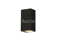 20 x buiten wandlamp – gu10 – rechthoek – dubbele lichtuitgang – ip65 – zwart - afbeelding 4 van  4