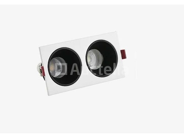20 x downlight fitting – draaibaar – gu10 – wit/zwart – ip20 – ep-2 - afbeelding 2 van  4