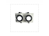 20 x downlight fitting – draaibaar – gu10 – wit/zwart – ip20 – ep-2 - afbeelding 3 van  4