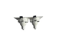 20 x downlight fitting – draaibaar – gu10 – wit/zwart – ip20 – ep-2 - afbeelding 4 van  4