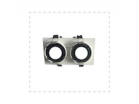 20 x downlight fitting – draaibaar – gu10 – wit/zwart – ip20 – ep-2 - afbeelding 2 van  3