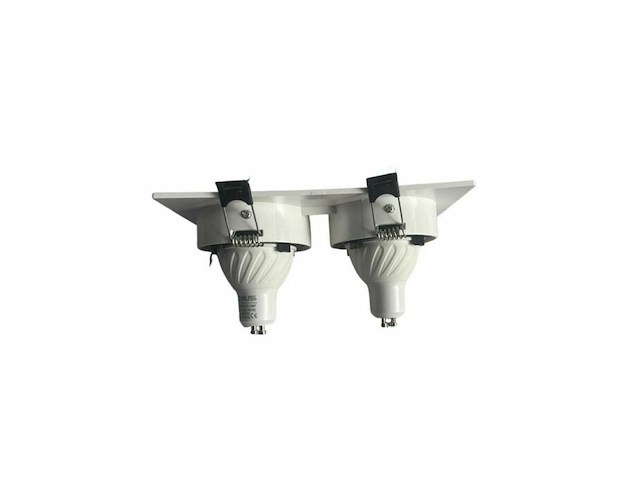 20 x downlight fitting – draaibaar – gu10 – wit/zwart – ip20 – ep-2 - afbeelding 3 van  5