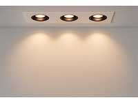 20 x downlight fitting – draaibaar – gu10 – wit/zwart – ip20 – ep-3 - afbeelding 1 van  5