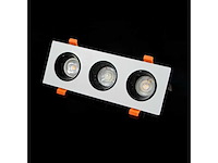 20 x downlight fitting – draaibaar – gu10 – wit/zwart – ip20 – ep-3 - afbeelding 5 van  5