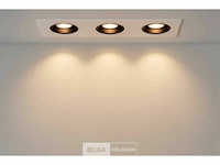 20 x downlight fitting – draaibaar – gu10 – wit/zwart – ip20 – ep-3 - afbeelding 2 van  6