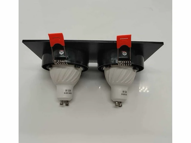 20 x downlight fitting – draaibaar – gu10 – zwart – ip20 – ep-2 - afbeelding 3 van  5