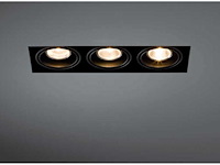 20 x downlight fitting – draaibaar – gu10 – zwart – ip20 – ep-3 - afbeelding 2 van  2